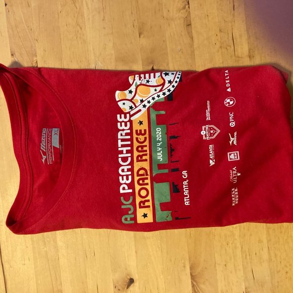Peachtree Road Race Tee Shirt by Mizuno  XL - Picture 5 of 6